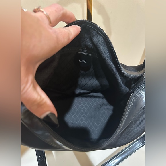 Gucci 2-way Carry Nylon and Bamboo Handbag - Picture 7 of 13